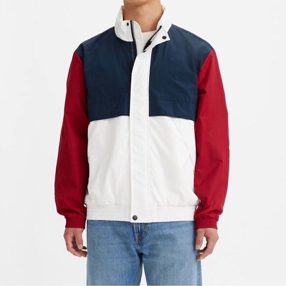 Levi’s Mens Stand Collar Jacket L NWT - Picture 1 of 13
